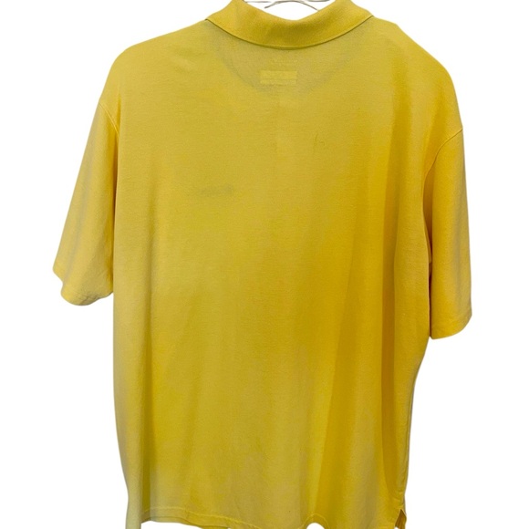 Columbia Men’s polo size XL yellow/Logo/preppy/outdoors - Picture 2 of 7